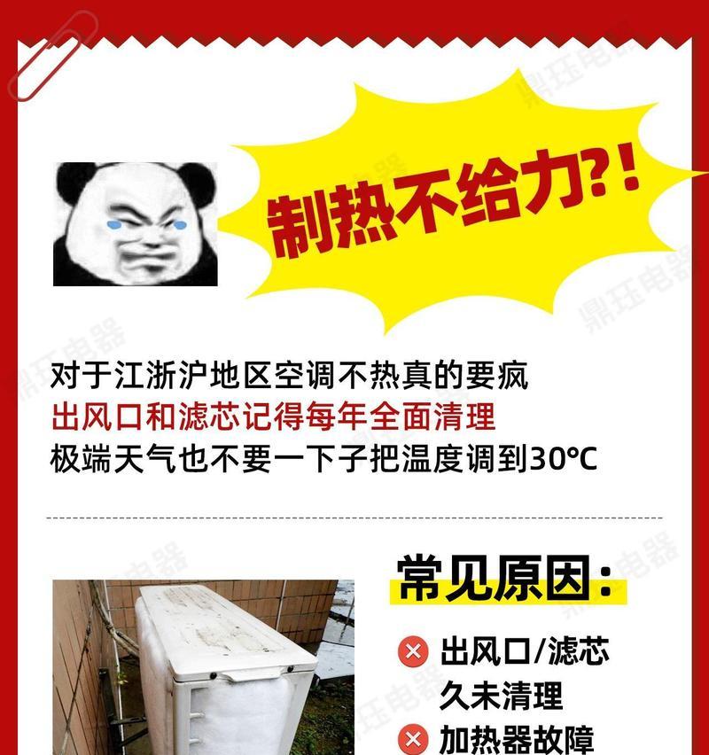 中央空调不热的原因及解决方法（探索中央空调制热不足的可能性，提供有效解决方案）