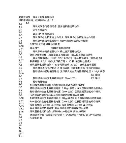以夏普复印机走纸代码为主题的研究与分析（探索夏普复印机走纸代码的工作原理和优化方法）