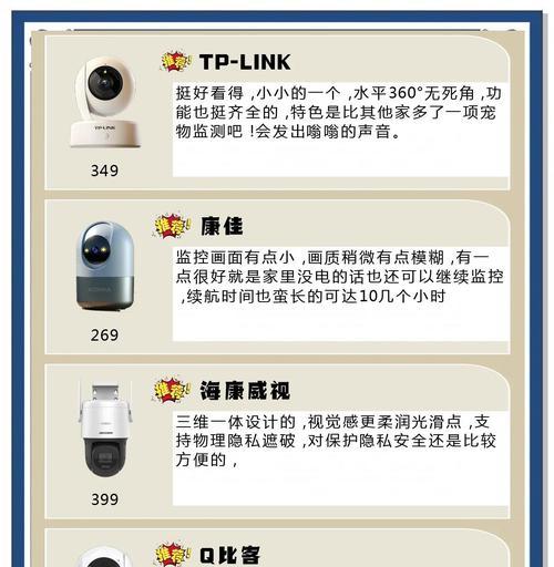 选择居家监控摄像头时应注意哪些问题？